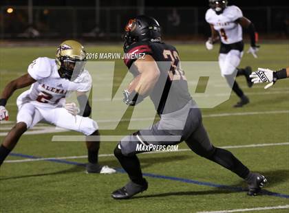 Thumbnail 3 in Oaks Ghristian vs Alemany Varsity photogallery.