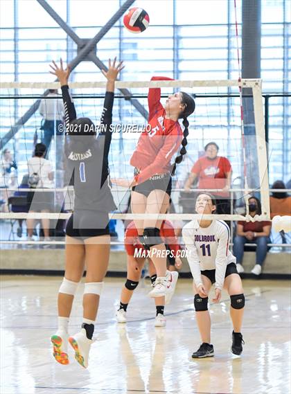 Thumbnail 2 in Dobson vs Holbrook (EPIC Tournament Chandler Prep Invite) photogallery.