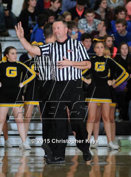 Thumbnail 1 in Benton vs Goreville (Goreville Invitational Tournament) photogallery.