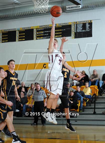 Thumbnail 3 in Benton vs Goreville (Goreville Invitational Tournament) photogallery.