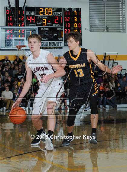 Thumbnail 3 in Benton vs Goreville (Goreville Invitational Tournament) photogallery.