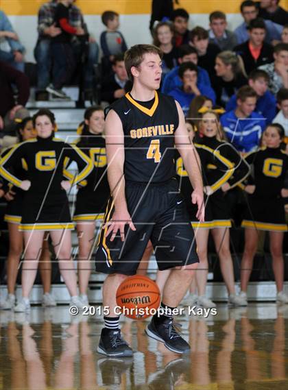 Thumbnail 1 in Benton vs Goreville (Goreville Invitational Tournament) photogallery.