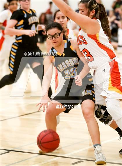 Thumbnail 2 in Corona del Sol vs. Shadow Mountain (Lady Titan Winter Hoops Classic) photogallery.