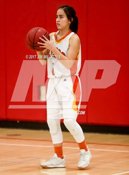 Thumbnail 3 in Corona del Sol vs. Shadow Mountain (Lady Titan Winter Hoops Classic) photogallery.