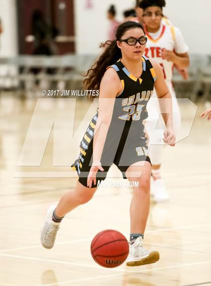 Thumbnail 1 in Corona del Sol vs. Shadow Mountain (Lady Titan Winter Hoops Classic) photogallery.