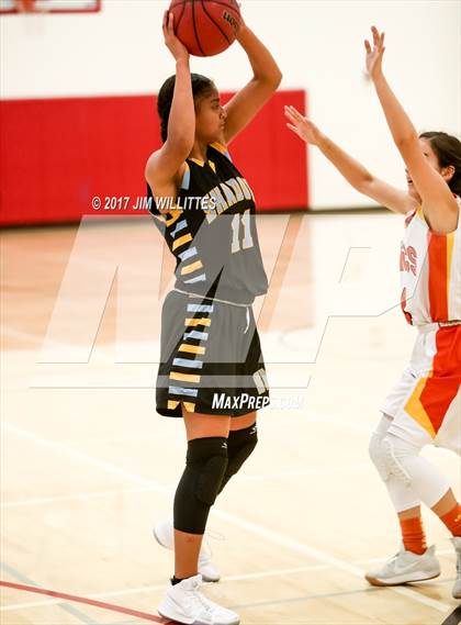 Thumbnail 3 in Corona del Sol vs. Shadow Mountain (Lady Titan Winter Hoops Classic) photogallery.