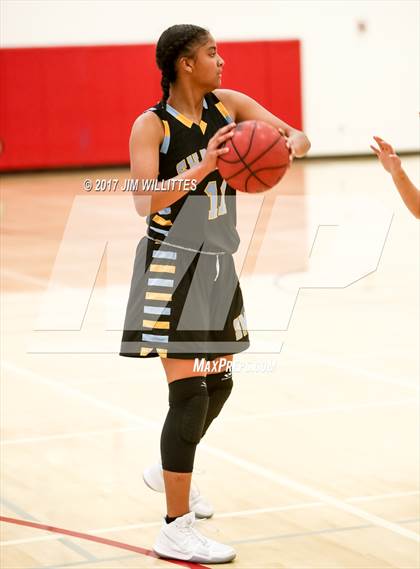 Thumbnail 2 in Corona del Sol vs. Shadow Mountain (Lady Titan Winter Hoops Classic) photogallery.