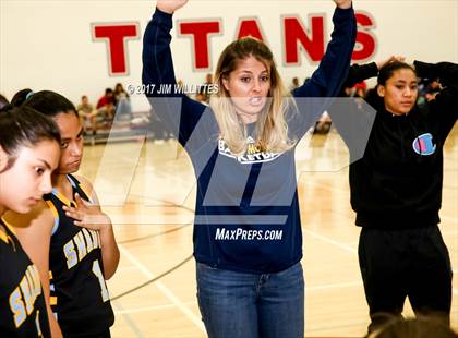 Thumbnail 1 in Corona del Sol vs. Shadow Mountain (Lady Titan Winter Hoops Classic) photogallery.