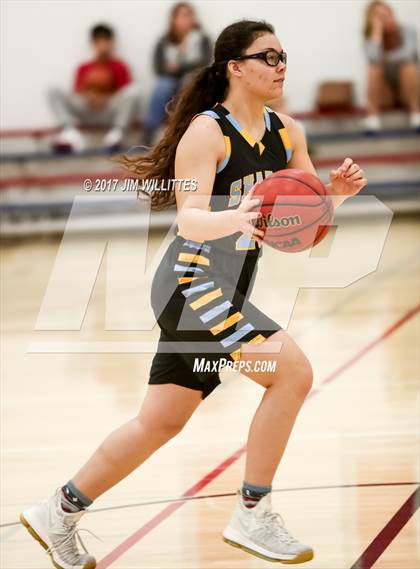 Thumbnail 2 in Corona del Sol vs. Shadow Mountain (Lady Titan Winter Hoops Classic) photogallery.