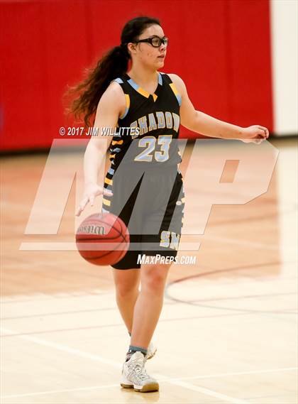Thumbnail 2 in Corona del Sol vs. Shadow Mountain (Lady Titan Winter Hoops Classic) photogallery.
