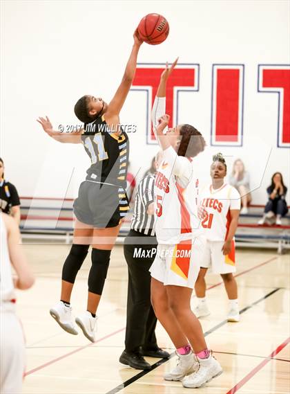 Thumbnail 1 in Corona del Sol vs. Shadow Mountain (Lady Titan Winter Hoops Classic) photogallery.