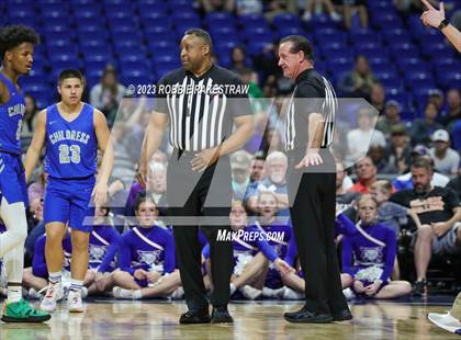 Thumbnail 2 in Hitchcock vs. Childress (UIL 3A Basketball State Final) photogallery.