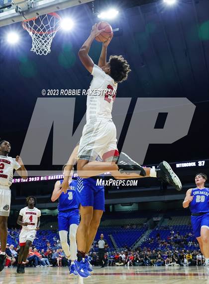 Thumbnail 3 in Hitchcock vs. Childress (UIL 3A Basketball State Final) photogallery.