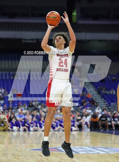 Thumbnail 1 in Hitchcock vs. Childress (UIL 3A Basketball State Final) photogallery.