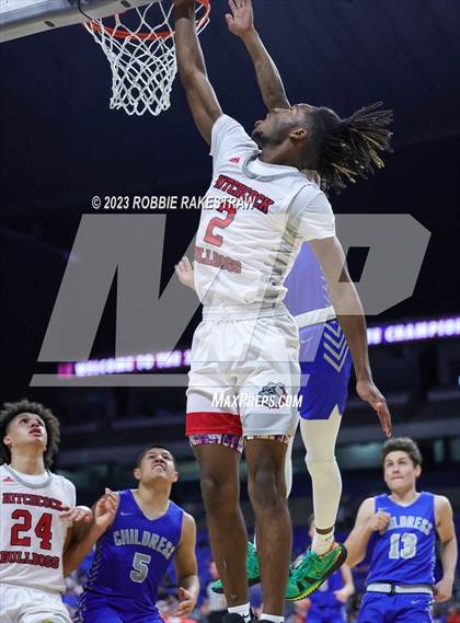 Thumbnail 3 in Hitchcock vs. Childress (UIL 3A Basketball State Final) photogallery.