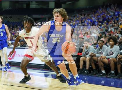 Thumbnail 1 in Hitchcock vs. Childress (UIL 3A Basketball State Final) photogallery.