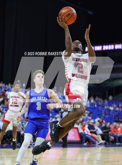 Thumbnail 2 in Hitchcock vs. Childress (UIL 3A Basketball State Final) photogallery.