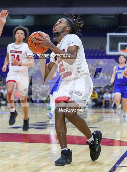 Thumbnail 1 in Hitchcock vs. Childress (UIL 3A Basketball State Final) photogallery.