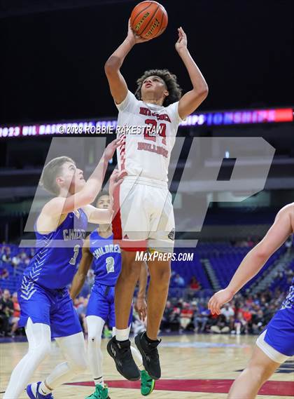 Thumbnail 1 in Hitchcock vs. Childress (UIL 3A Basketball State Final) photogallery.