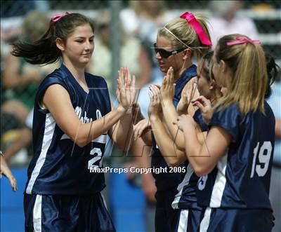 Thumbnail 3 in Notre Dame-Salinas vs. Valley Christ. (D3 Sec. Final) photogallery.