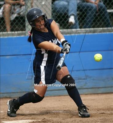 Thumbnail 3 in Notre Dame-Salinas vs. Valley Christ. (D3 Sec. Final) photogallery.
