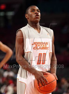 Thumbnail 1 in Jordan Brand Classic: Regional Game @ the Garden photogallery.