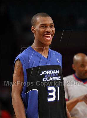 Thumbnail 1 in Jordan Brand Classic: Regional Game @ the Garden photogallery.