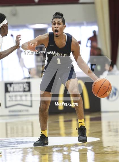 Thumbnail 2 in St. Thomas More vs Wilbraham & Monson Academy (Spalding Hoophall Classic) photogallery.