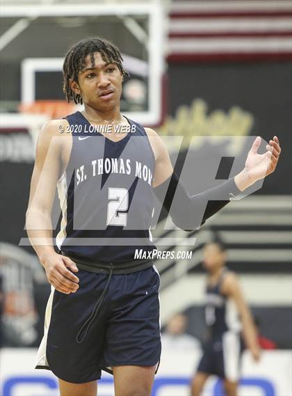 Thumbnail 1 in St. Thomas More vs Wilbraham & Monson Academy (Spalding Hoophall Classic) photogallery.