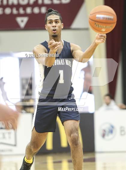 Thumbnail 3 in St. Thomas More vs Wilbraham & Monson Academy (Spalding Hoophall Classic) photogallery.
