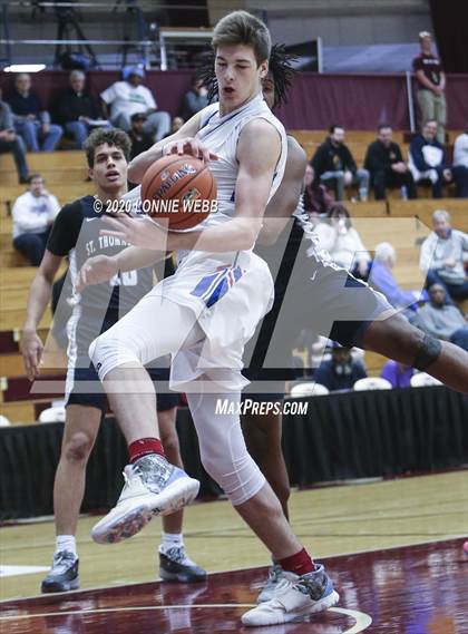 Thumbnail 2 in St. Thomas More vs Wilbraham & Monson Academy (Spalding Hoophall Classic) photogallery.