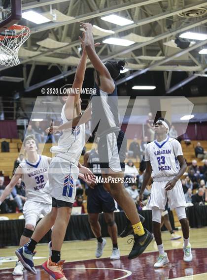 Thumbnail 1 in St. Thomas More vs Wilbraham & Monson Academy (Spalding Hoophall Classic) photogallery.