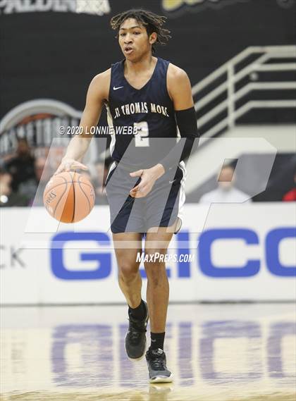 Thumbnail 1 in St. Thomas More vs Wilbraham & Monson Academy (Spalding Hoophall Classic) photogallery.