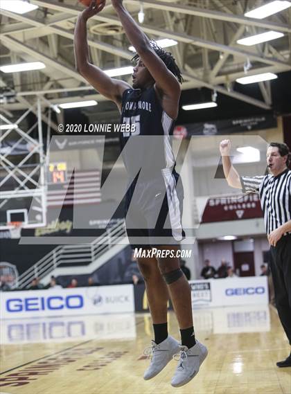 Thumbnail 1 in St. Thomas More vs Wilbraham & Monson Academy (Spalding Hoophall Classic) photogallery.