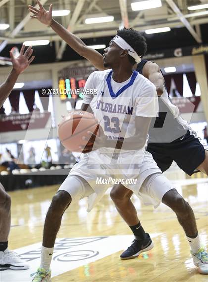 Thumbnail 1 in St. Thomas More vs Wilbraham & Monson Academy (Spalding Hoophall Classic) photogallery.