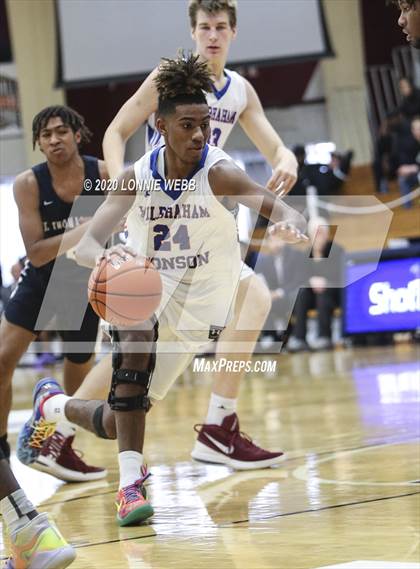 Thumbnail 3 in St. Thomas More vs Wilbraham & Monson Academy (Spalding Hoophall Classic) photogallery.
