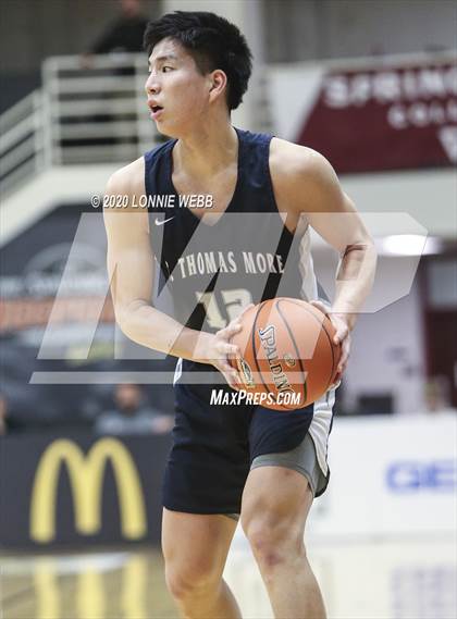 Thumbnail 3 in St. Thomas More vs Wilbraham & Monson Academy (Spalding Hoophall Classic) photogallery.