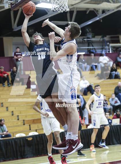Thumbnail 2 in St. Thomas More vs Wilbraham & Monson Academy (Spalding Hoophall Classic) photogallery.