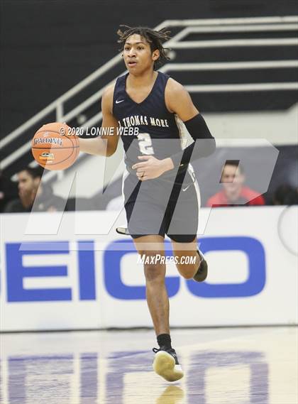 Thumbnail 3 in St. Thomas More vs Wilbraham & Monson Academy (Spalding Hoophall Classic) photogallery.