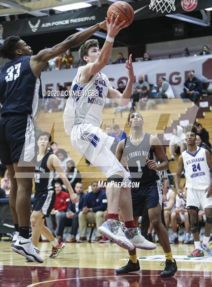 Thumbnail 1 in St. Thomas More vs Wilbraham & Monson Academy (Spalding Hoophall Classic) photogallery.