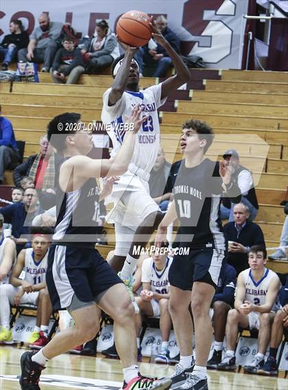 Thumbnail 2 in St. Thomas More vs Wilbraham & Monson Academy (Spalding Hoophall Classic) photogallery.