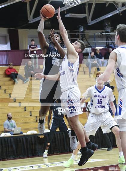 Thumbnail 2 in St. Thomas More vs Wilbraham & Monson Academy (Spalding Hoophall Classic) photogallery.