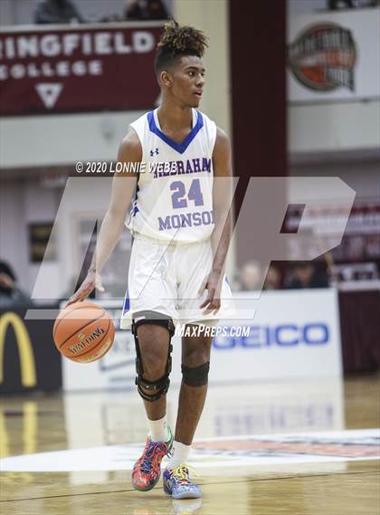 Thumbnail 3 in St. Thomas More vs Wilbraham & Monson Academy (Spalding Hoophall Classic) photogallery.
