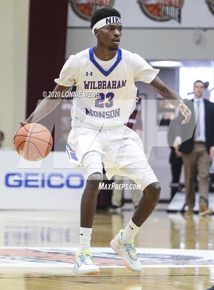 Thumbnail 3 in St. Thomas More vs Wilbraham & Monson Academy (Spalding Hoophall Classic) photogallery.