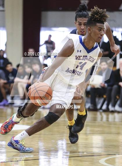 Thumbnail 1 in St. Thomas More vs Wilbraham & Monson Academy (Spalding Hoophall Classic) photogallery.