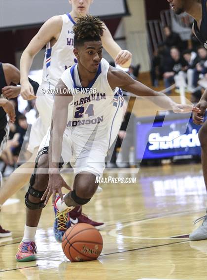 Thumbnail 1 in St. Thomas More vs Wilbraham & Monson Academy (Spalding Hoophall Classic) photogallery.