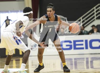 Thumbnail 3 in St. Thomas More vs Wilbraham & Monson Academy (Spalding Hoophall Classic) photogallery.