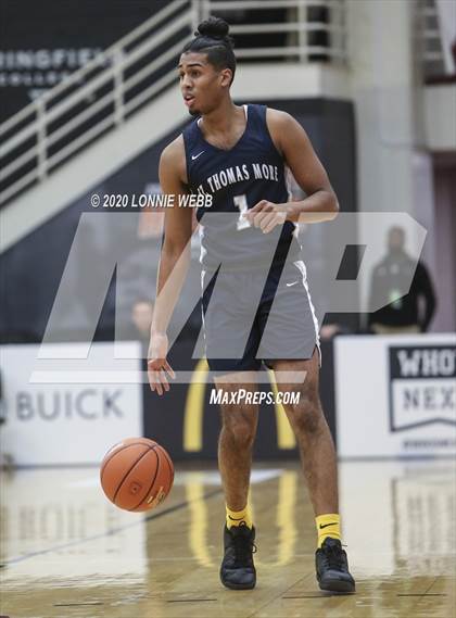 Thumbnail 3 in St. Thomas More vs Wilbraham & Monson Academy (Spalding Hoophall Classic) photogallery.