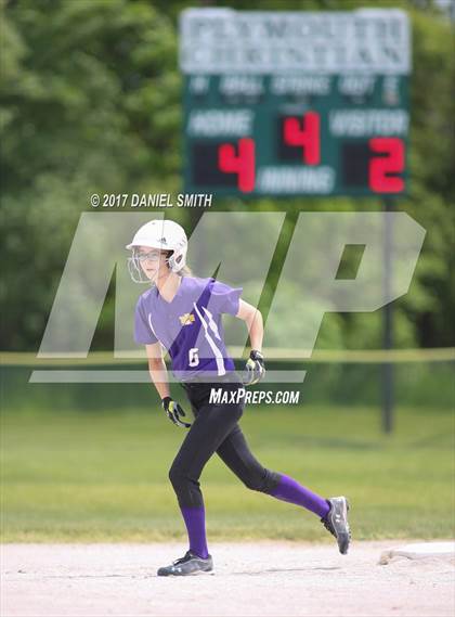 Thumbnail 1 in Plymouth Christian Academy vs Huron Valley Lutheran  (MHSAA 1st Round) photogallery.
