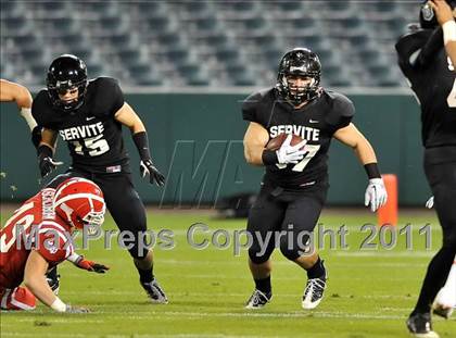 Thumbnail 3 in Mater Dei vs. Servite photogallery.